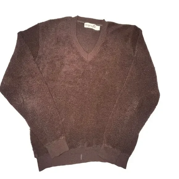 Vintage 70s 80s McGregor Fleece Sweater Sz L - Picture 4 of 9